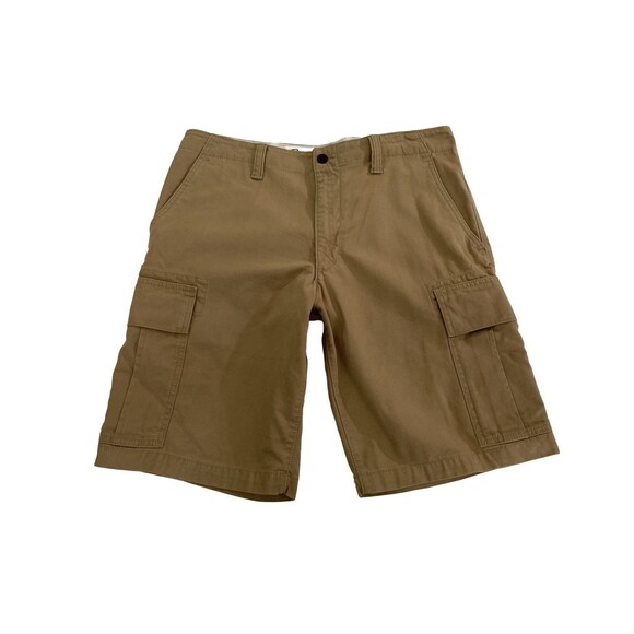 Vintage Eddie Bauer Cargo Shorts Men’s 33 Khaki Tan Bermuda Hiking Outdoor Y2K - Picture 1 of 12